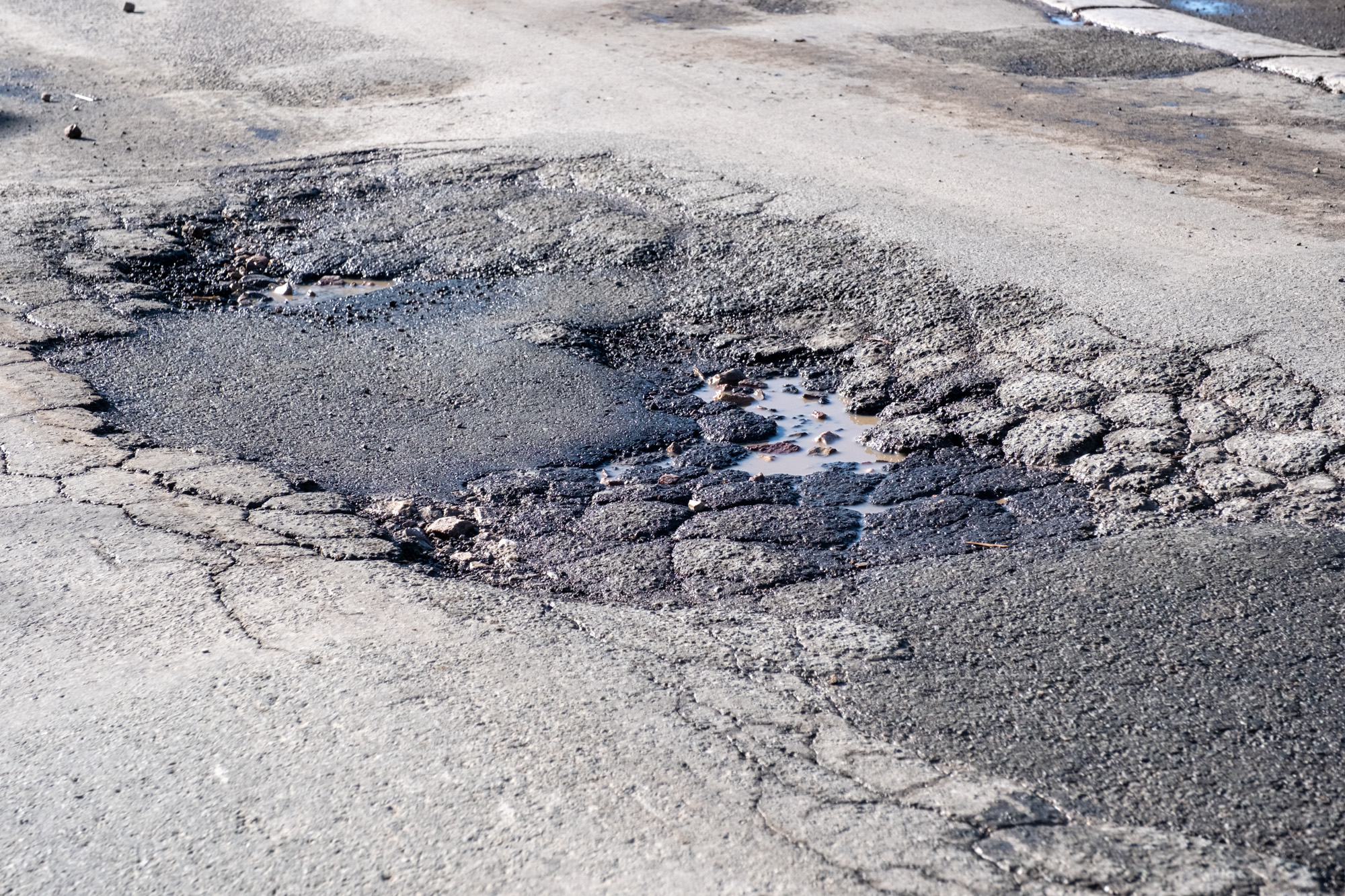 Patched Pothole