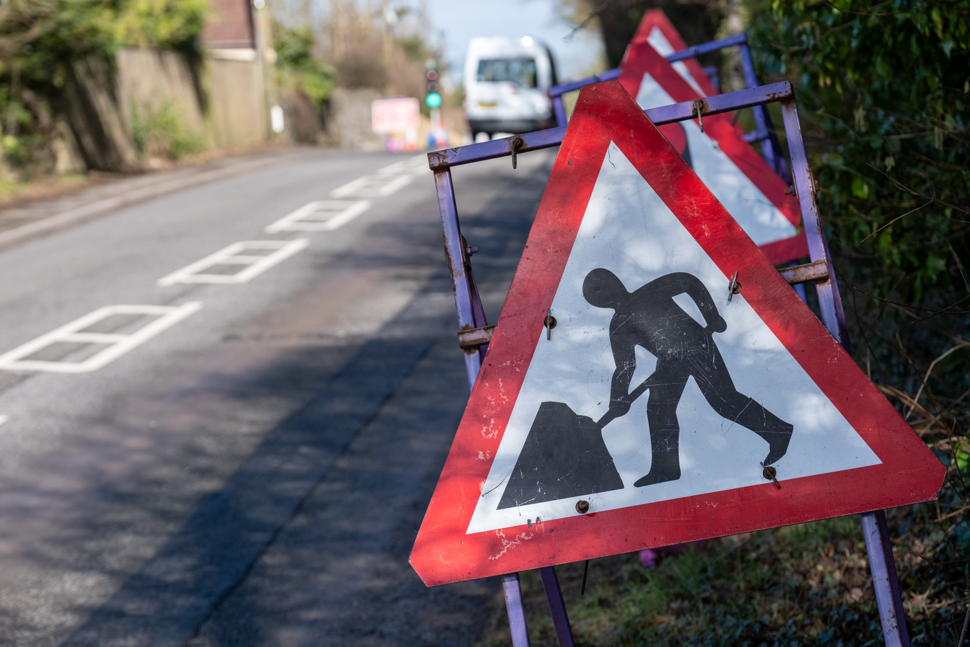 Roadworks Sign